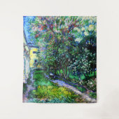 De tuin van het Asiel op Saint-Rémy, Van Gogh Wandkleed (Voorkant)