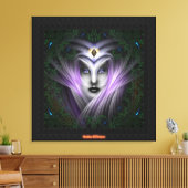 De tuin van het droomdoek canvas afdruk (Insitu (Woonkamer))