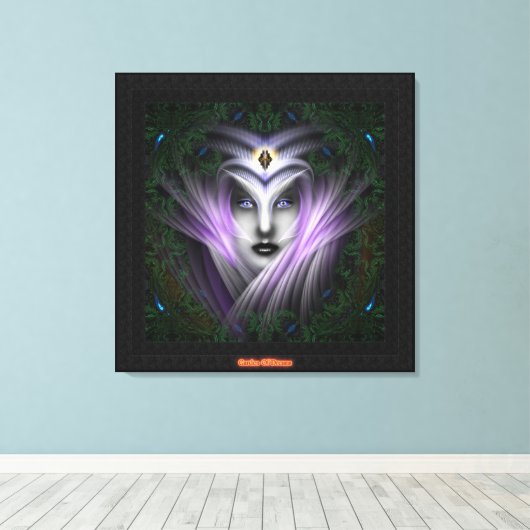 De tuin van het droomdoek canvas afdruk (Insitu (Houten vloer))