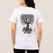 De tuin van het Eden Tattoo Art Tri-Blend Shirt (Achterkant)