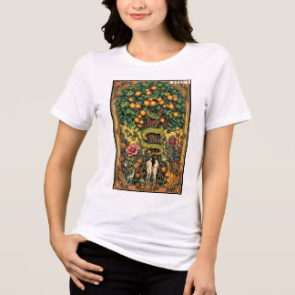 De tuin van het Eden Tattoo Art Tri-Blend Shirt