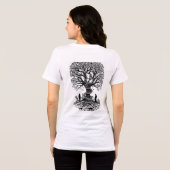 De tuin van het Eden Tattoo Art Tri-Blend Shirt (Achterkant volledig)