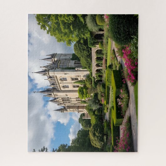 De tuin van het kasteel legpuzzel (Verticaal)