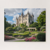 De tuin van het kasteel legpuzzel (Horizontaal)