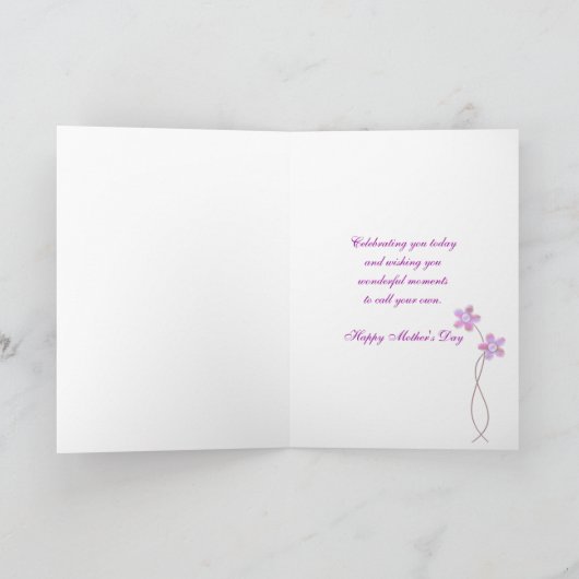 De Tuin van het moederdag Kaart (Binnen)