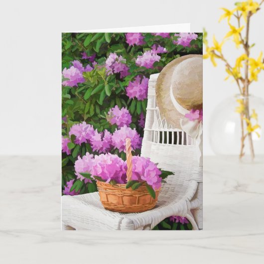 De Tuin van het moederdag Kaart (Gele Bloem)