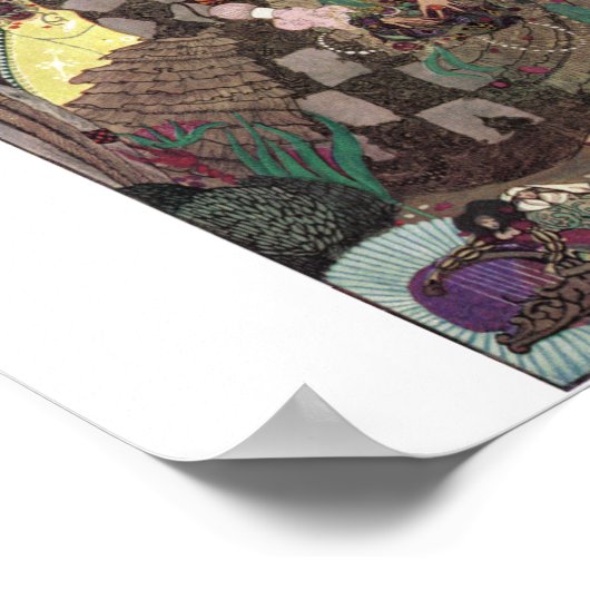 De tuin van het Paradijs Poster (Hoek)