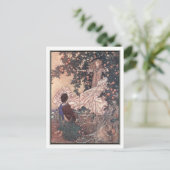 De tuin van het Paradijs van Edmund Dulac Briefkaart (Staand voorkant)