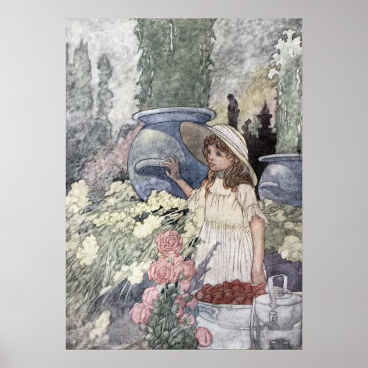 De tuin van het rijke Man door Charles Robinson Poster (Voorkant)