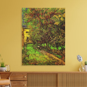 De tuin van het Saint-Paul Ziekenhuis door Vincent Canvas Afdruk