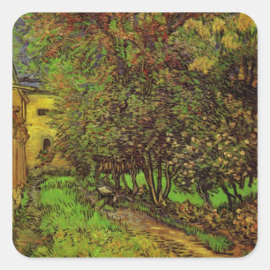 De tuin van het Saint-Paul Ziekenhuis door Vincent Vierkante Sticker