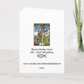 De tuin van het wenskaart Eden Kaart (Achterkant)