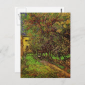 De tuin van het ziekenhuis Saint-Paul van Gogh Briefkaart (Voorkant / Achterkant)