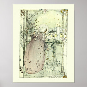 De tuin van Jessie Marion King Poster