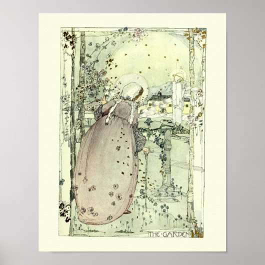 De tuin van Jessie Marion King Poster (Voorkant)