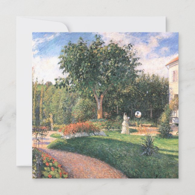 De tuin van Les Mathurins Camille Pissarro (Voorkant)