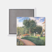 De tuin van Les Mathurins Camille Pissarro Magneet (Voorkant / Achterkant)