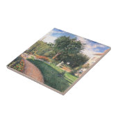 De tuin van Les Mathurins Camille Pissarro Tegeltje (Zijkant)