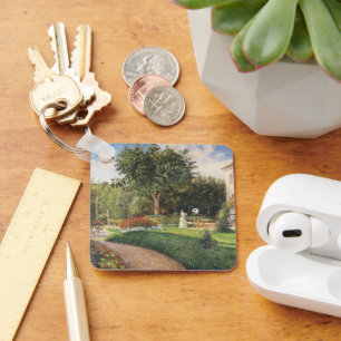De tuin van Les Mathurins in Pontoise door Pissarr Sleutelhanger