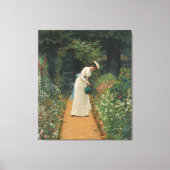 De tuin van mijn vrouw, Leighton Canvas Afdruk (Voorkant)