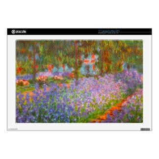 De tuin van Monet door Claude Monet 17" Laptop Skins