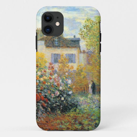 De tuin van Monet in Argenteuil Case-Mate iPhone Case (Achterkant)