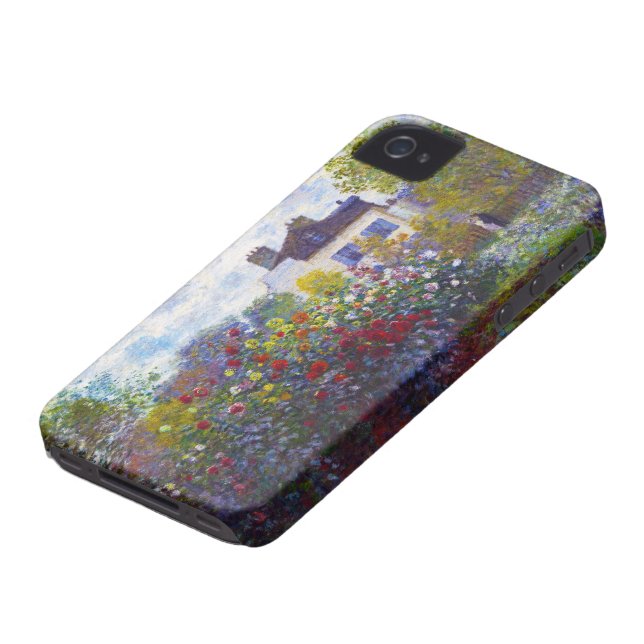 De tuin van Monet in Argenteuil Claude Monet Case-Mate iPhone Case (Onderkant)