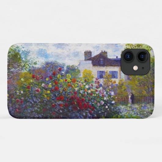 De tuin van Monet in Argenteuil Claude Monet Case-Mate iPhone Case (Achterkant (horizontaal))