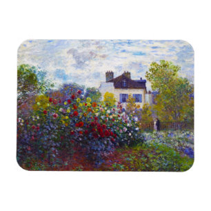 De tuin van Monet in Argenteuil Claude Monet Magneet