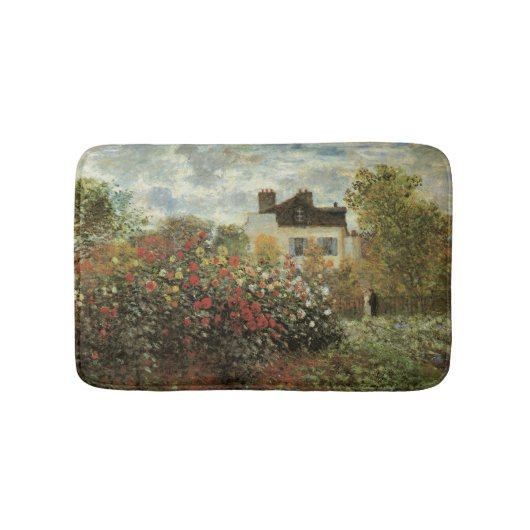 De tuin van Monet in Argenteuil van Claude Monet Badmat (Voorkant)