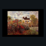 De tuin van Monet komt vintage oude schilderende Poster<br><div class="desc"></div>