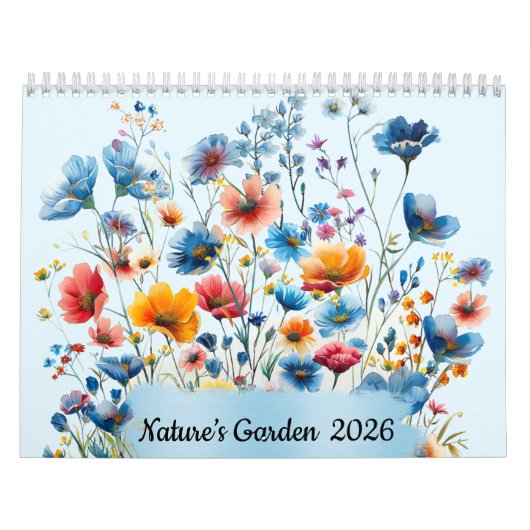De Tuin van natuur 2026 Muurkalender Kalender (Hoes)