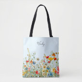 De tuin van natuur gepersonaliseerd tote bag (Voorkant)