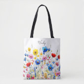 De tuin van natuur gepersonaliseerde Canvas tas (Voorkant)