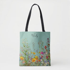 De tuin van natuur gepersonaliseerde Canvas tas