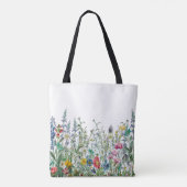 De tuin van natuur gepersonaliseerde Canvas tas (Achterkant)