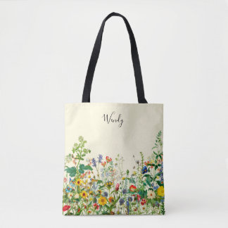 De tuin van natuur gepersonaliseerde Canvas tas