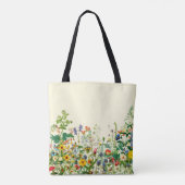 De tuin van natuur gepersonaliseerde Canvas tas (Achterkant)
