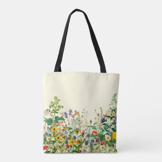 De tuin van natuur gepersonaliseerde Canvas tas (Achterkant)
