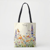 De tuin van natuur gepersonaliseerde Canvas tas (Voorkant)