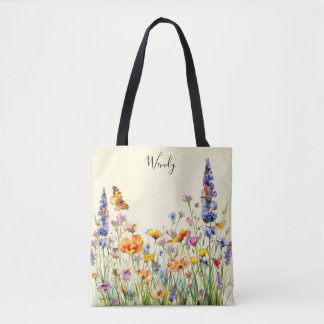 De tuin van natuur gepersonaliseerde Canvas tas