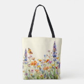 De tuin van natuur gepersonaliseerde Canvas tas (Achterkant)