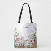 De tuin van natuur gepersonaliseerde Canvas tas (Voorkant)