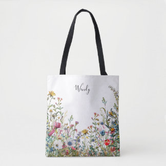 De tuin van natuur gepersonaliseerde Canvas tas