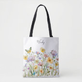 De tuin van natuur gepersonaliseerde Canvas tas (Voorkant)