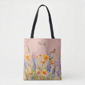 De tuin van natuur gepersonaliseerde Canvas tas (Voorkant)