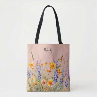 De tuin van natuur gepersonaliseerde Canvas tas
