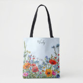 De tuin van natuur gepersonaliseerde Canvas tas (Voorkant)