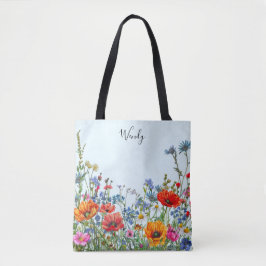 De tuin van natuur gepersonaliseerde Canvas tas