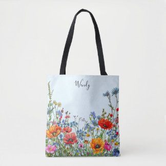 De tuin van natuur gepersonaliseerde Canvas tas